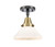 Innovations - 447-1C-BAB-G4471 - One Light Flush Mount - Caden - Black Antique Brass