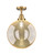 Innovations - 447-1C-BB-G208-12 - One Light Semi-Flush Mount - Caden - Brushed Brass