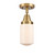 Innovations - 447-1C-BB-G311-LED - LED Flush Mount - Caden - Brushed Brass