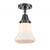 Innovations - 447-1C-BK-G191-LED - LED Flush Mount - Caden - Matte Black