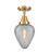 Innovations - 447-1C-SG-G165-LED - LED Flush Mount - Caden - Satin Gold