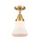 Innovations - 447-1C-SG-G191 - One Light Flush Mount - Caden - Satin Gold