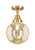 Innovations - 447-1C-SG-G208-8 - One Light Semi-Flush Mount - Caden - Satin Gold