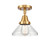 Innovations - 447-1C-SG-G4474 - One Light Flush Mount - Caden - Satin Gold