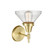 LED Wall Sconce (447-1W-SB-CL-LED)