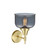 One Light Wall Sconce (447-1W-SB-G73)
