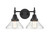 Innovations - 447-2W-BK-CL-LED - LED Bath Vanity - Caden - Matte Black