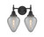 Innovations - 447-2W-BK-G165 - Two Light Bath Vanity - Caden - Matte Black