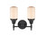 Caden Two Light Bath Vanity (447-2W-BK-G311)