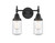 Innovations - 447-2W-BK-G314 - Two Light Bath Vanity - Caden - Matte Black