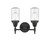 Caden Two Light Bath Vanity (447-2W-BK-G314)