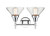 Caden LED Bath Vanity (447-2W-PC-CL-LED)