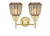 Two Light Bath Vanity (447-2W-SB-G146)