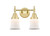 Innovations - 447-2W-SB-G181S-LED - LED Bath Vanity - Satin Brass