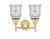 Two Light Bath Vanity (447-2W-SB-G184)