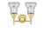 LED Bath Vanity (447-2W-SB-G194-LED)