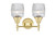 LED Bath Vanity (447-2W-SB-G302-LED)