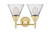 LED Bath Vanity (447-2W-SB-G42-LED)