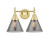 Innovations - 447-2W-SB-G43 - Two Light Bath Vanity - Satin Brass