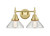 Innovations - 447-2W-SB-G4474 - Two Light Bath Vanity - Satin Brass