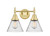 Innovations - 447-2W-SB-G44-LED - LED Bath Vanity - Satin Brass