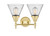 LED Bath Vanity (447-2W-SB-G44-LED)