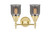 Two Light Bath Vanity (447-2W-SB-G53)