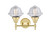 Two Light Bath Vanity (447-2W-SB-G532)