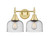 Innovations - 447-2W-SB-G74-LED - LED Bath Vanity - Satin Brass