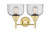 LED Bath Vanity (447-2W-SB-G74-LED)
