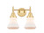 Innovations - 447-2W-SG-G191 - Two Light Bath Vanity - Caden - Satin Gold