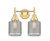 Innovations - 447-2W-SG-G262 - Two Light Bath Vanity - Caden - Satin Gold