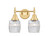Innovations - 447-2W-SG-G302-LED - LED Bath Vanity - Caden - Satin Gold