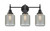 Innovations - 447-3W-BK-G262 - Three Light Bath Vanity - Caden - Matte Black