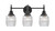 Innovations - 447-3W-BK-G302-LED - LED Bath Vanity - Caden - Matte Black