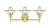 Three Light Bath Vanity (447-3W-SB-G1)
