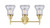 Three Light Bath Vanity (447-3W-SB-G192)