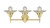 Three Light Bath Vanity (447-3W-SB-G2)