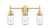 Innovations - 447-3W-SG-G314 - Three Light Bath Vanity - Caden - Satin Gold