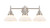Innovations - 447-3W-SN-W-LED - LED Bath Vanity - Caden - Satin Nickel