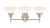 Caden LED Bath Vanity (447-3W-SN-W-LED)