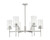 Innovations - 463-6CR-SN-G463-8CL - Six Light Chandelier - Downtown Urban - Satin Nickel