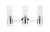 Innovations - 467-3W-PC-G467-CL - Three Light Bath Vanity - Downtown Urban - Polished Chrome