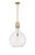 manufacturer_finish:Brushed Brass|manufacturer_glass:Seedy|light_output:220.00lm|color_temperature:2200K|cri:99