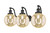 Innovations - 515-3W-OB-G208-8 - Three Light Bath Vanity - Franklin Restoration - Oil Rubbed Bronze