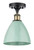 manufacturer_finish:Black Antique Brass|manufacturer_glass:Seafoam|light_output:220.00lm|color_temperature:2200K|cri:99