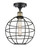 Innovations - 516-1C-BAB-CE-10-BK - LED Semi-Flush Mount - Ballston - Black Antique Brass