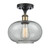 Innovations - 516-1C-BAB-G247 - One Light Semi-Flush Mount - Ballston - Black Antique Brass