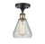 Innovations - 516-1C-BAB-G275-LED - LED Semi-Flush Mount - Ballston - Black Antique Brass