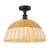 Innovations - 516-1C-OB-NBD2-16-NAT - One Light Semi-Flush Mount - Ballston - Oil Rubbed Bronze